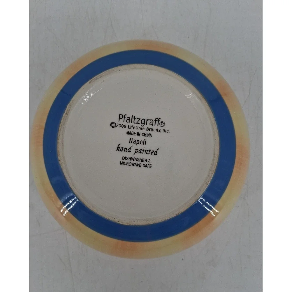 Pfaltzgraff Napoli Hand-Painted Ceramic Serving Bowl 7‎ 